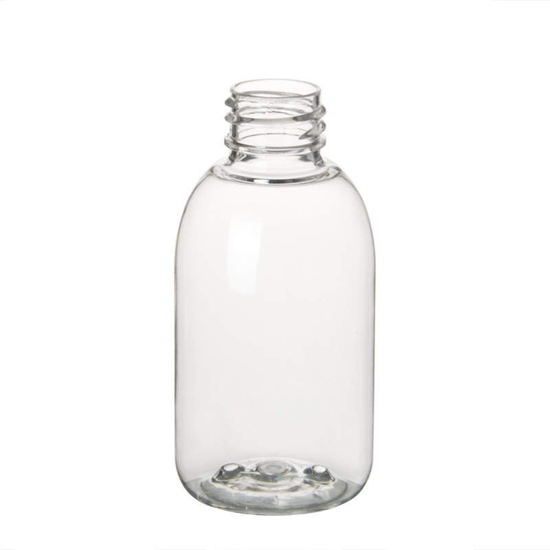 60ml 2oz Clear Plastic PET Boston Round Bottles