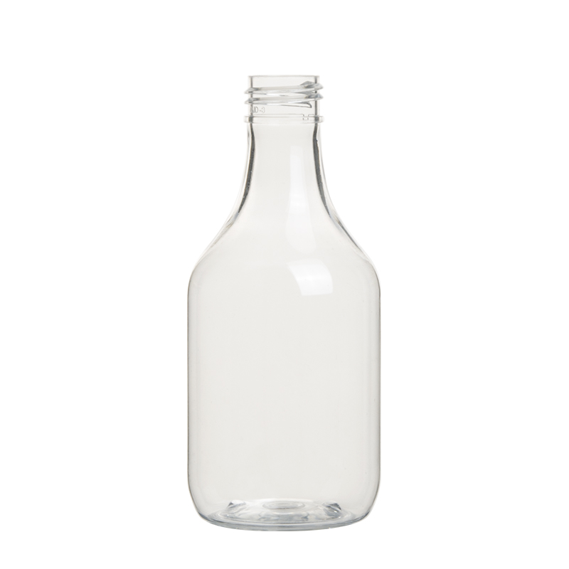 220ml 7.5oz Clear Plastic PET Round Bottles Shampoo Bottles