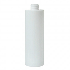520ML اسطوانة جولة حاويات الشامبو الفارغة زجاجات الحيوانات الأليفة البيضاء