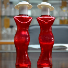 تصميم جديد 200 مل زجاجة الحيوانات الأليفة فارغة الحبر الوجه