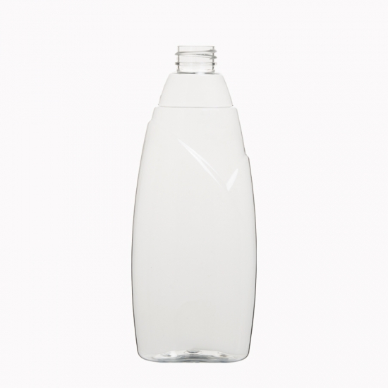 الكتف مع تصميم فريد من نوعه 500 مل فارغة 16oz زجاجة بلاستيكية حاوية مستحضرات التجميل