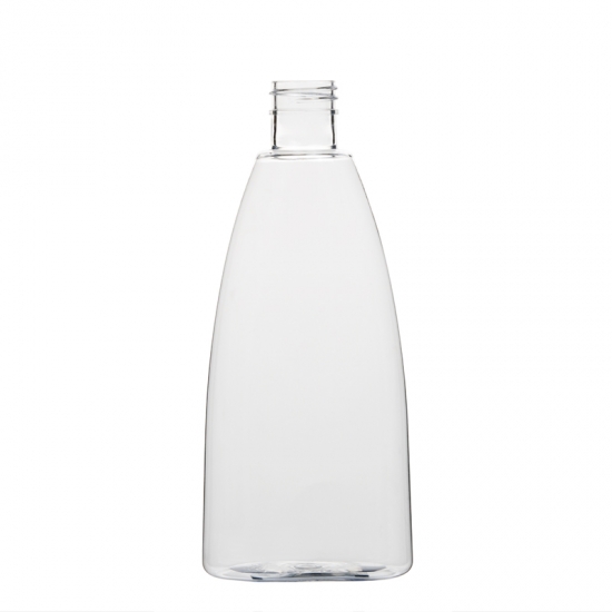 تخصيص بيضاوي 420ML زجاجة الحيوانات الأليفة البلاستيكية للعناية بالبشرة