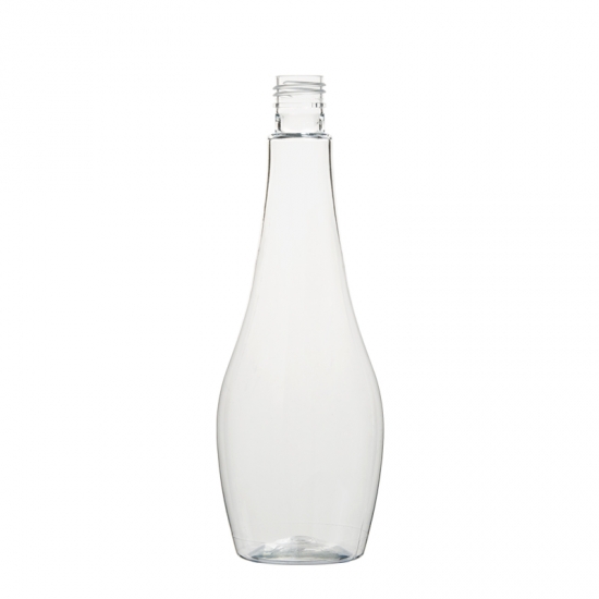 وعاء زجاجة البطن 420ML زجاجة الحيوانات الأليفة البلاستيكية للعناية بالبشرة