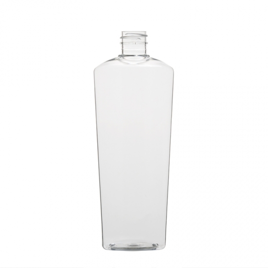 بيضاوي زجاجة كتف واسعة 420 مل زجاجة الحيوانات الأليفة البلاستيكية ل 14oz عناية البشرة