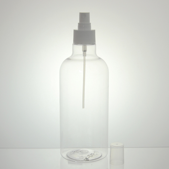 Oval round plastic pet bottles
